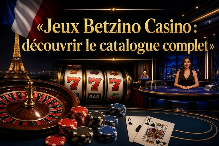 Jeux Betzino Casino : découvrir le catalogue complet