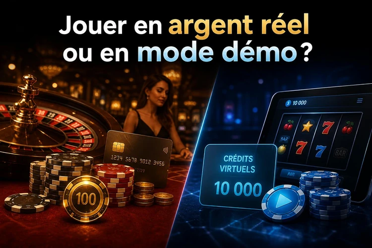 Jouer en argent réel ou en mode démo ?