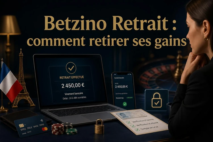 Betzino Retrait : comment retirer ses gains